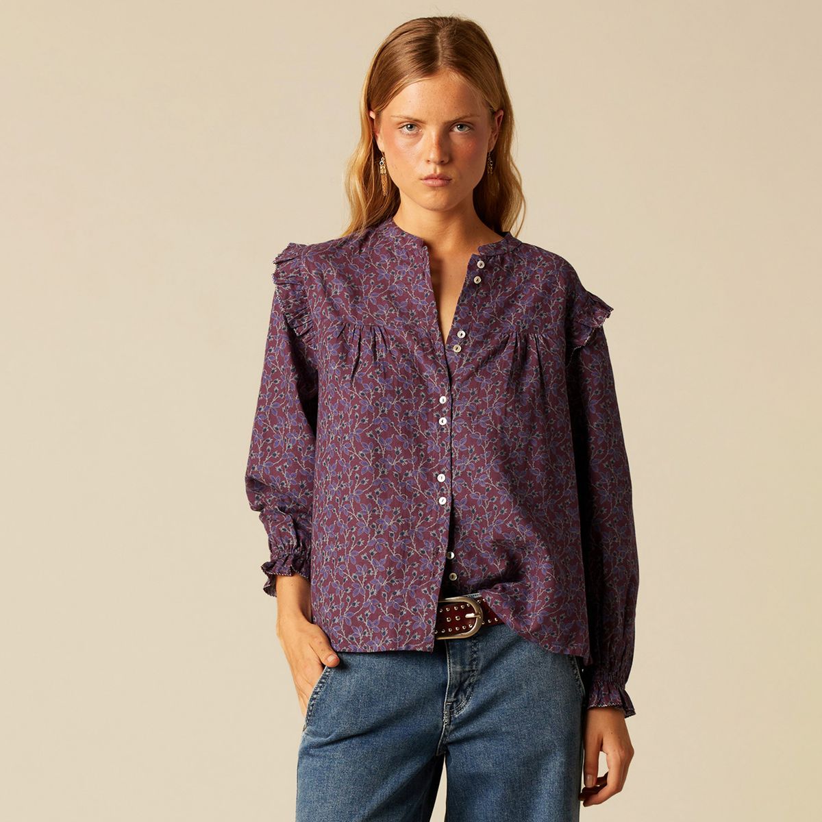 NICOLI - Blusa Nuts Amethyst Mujer Nicoli