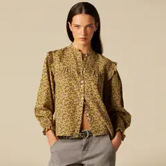 NICOLI - Blusa Nuts Olive Mujer