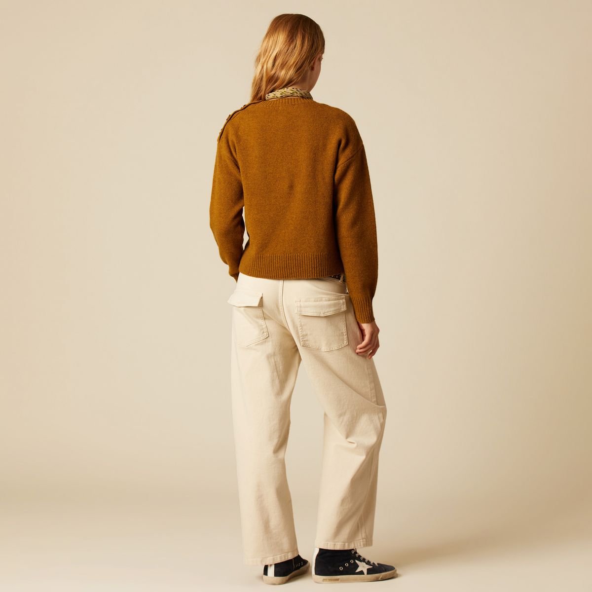 NICOLI - Sweater Botones 100% Lana Mujer Nicoli