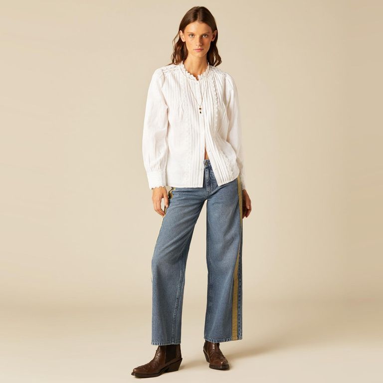 NICOLI Jeans Wide Leg Mujer