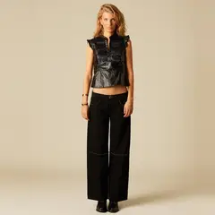 NICOLI - Pantalón Wide Leg Mujer