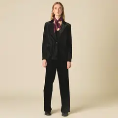 NICOLI - Blazer Raya Terciopelo Mujer