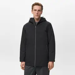 MANGO MAN - Parka Capucha Water Repellent Hombre