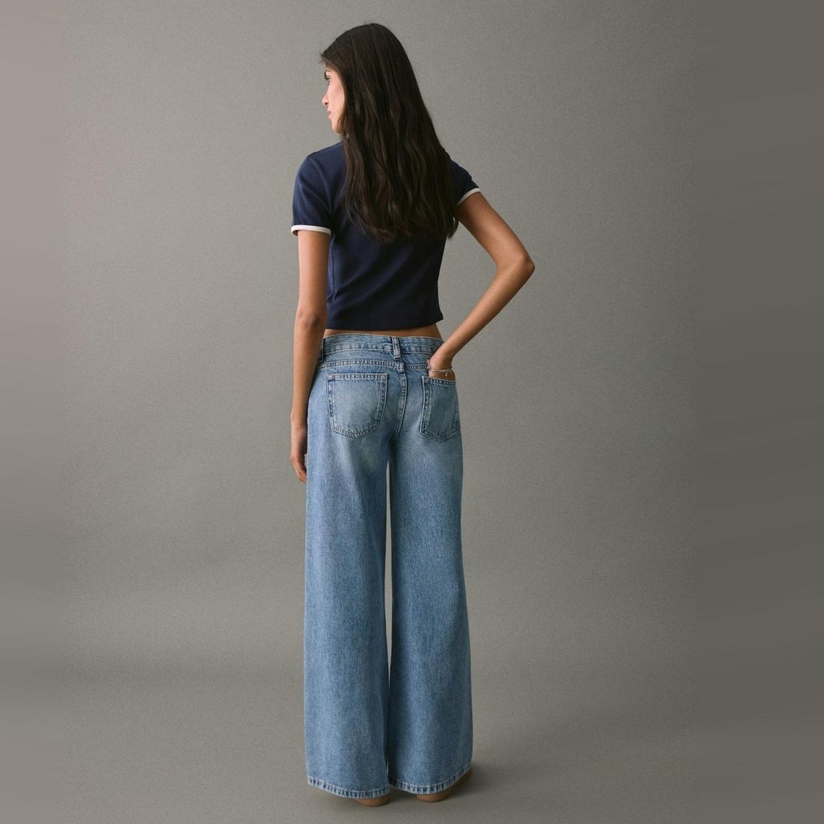 MANGO TEEN - Jeans Wide Leg Mujer Mango Teen