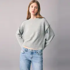 MANGO TEEN - Sweater Detalle Costuras Mujer