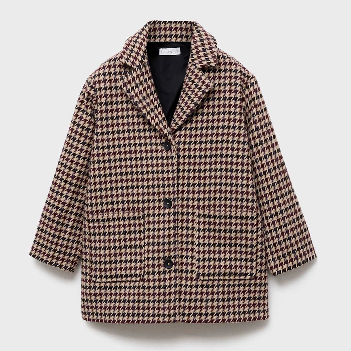 MANGO KIDS - Abrigo Pata De Gallo Niña Mango Kids