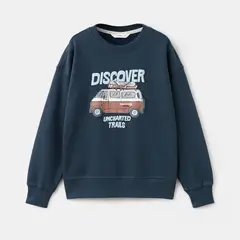 MANGO KIDS - Polerón Algodón Estampada Niño