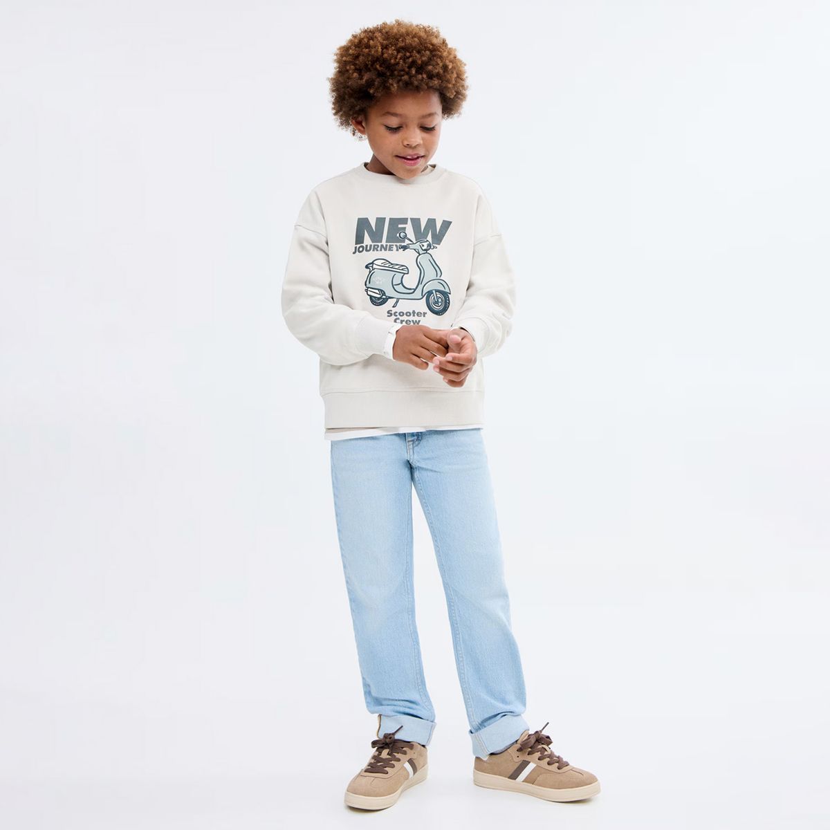 MANGO KIDS - Polerón Algodón Estampada Niño Mango Kids