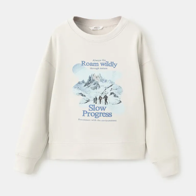 Polerón Algodón Estampada Niño