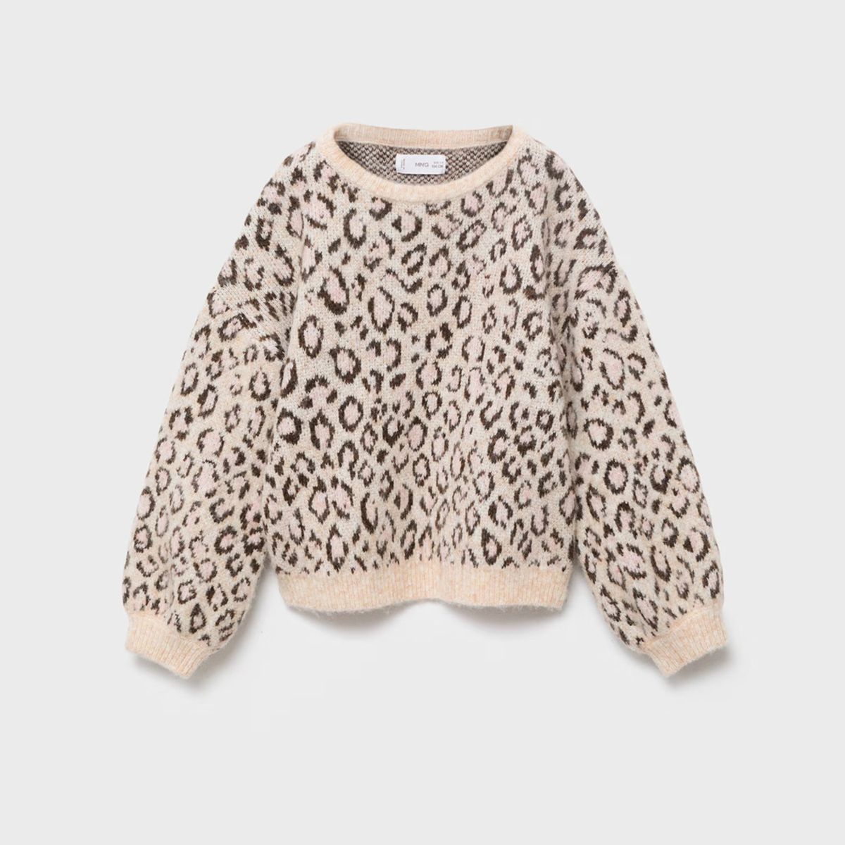 MANGO KIDS - Sweater Punto Leopardo Bebé Niña Mango Kids
