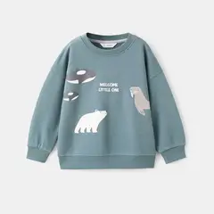 MANGO KIDS - Polerón Estampada Animales Bebé Niño