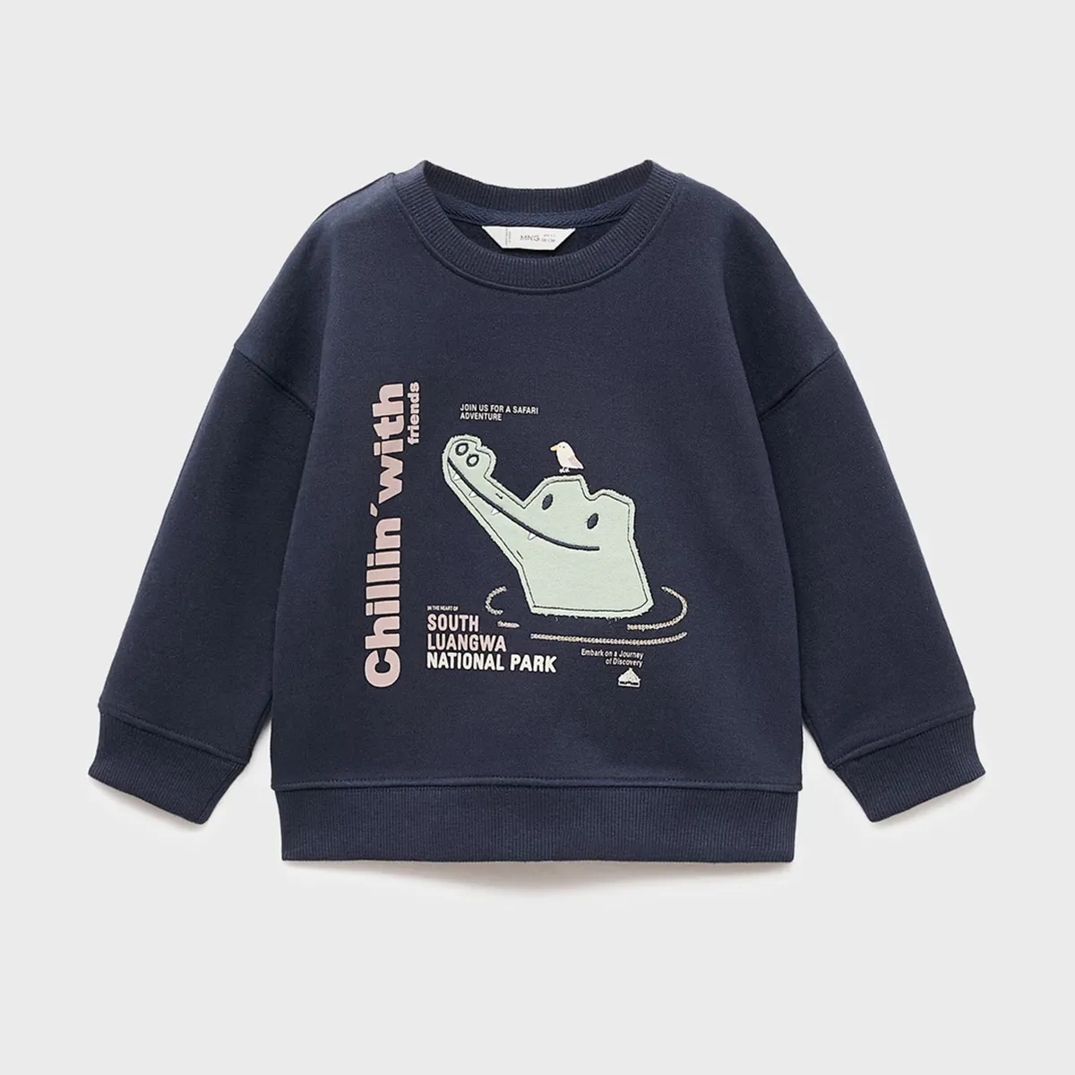 MANGO KIDS - Polerón Bordada Estampada Bebé Niño Mango Kids