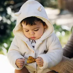 MANGO KIDS - Cárdigan Punto Interior Borreguito Unisex Bebé