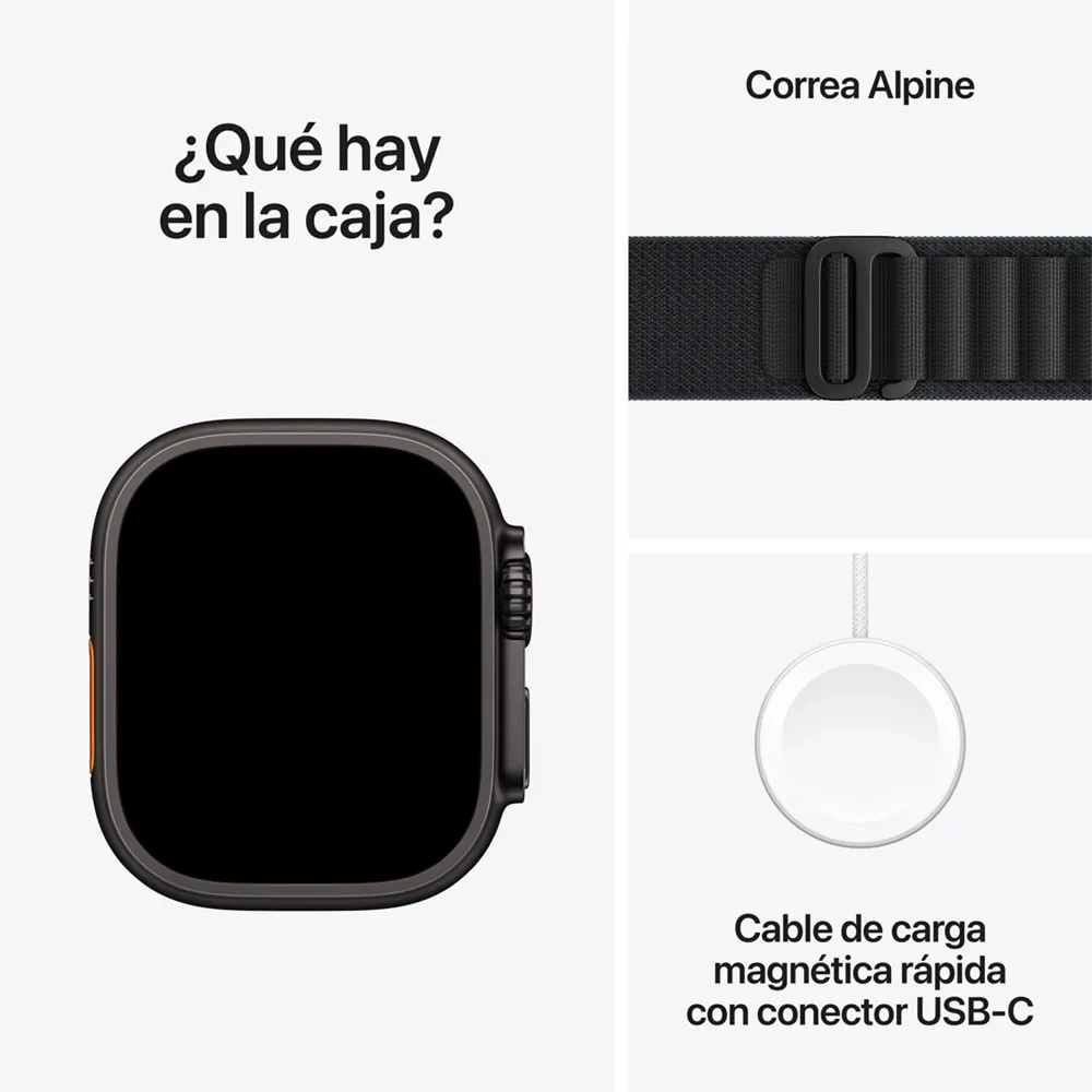 Watch Ultra 3 (49mm, GPS + Cellular, Titanio) - Negro / M, foto 7