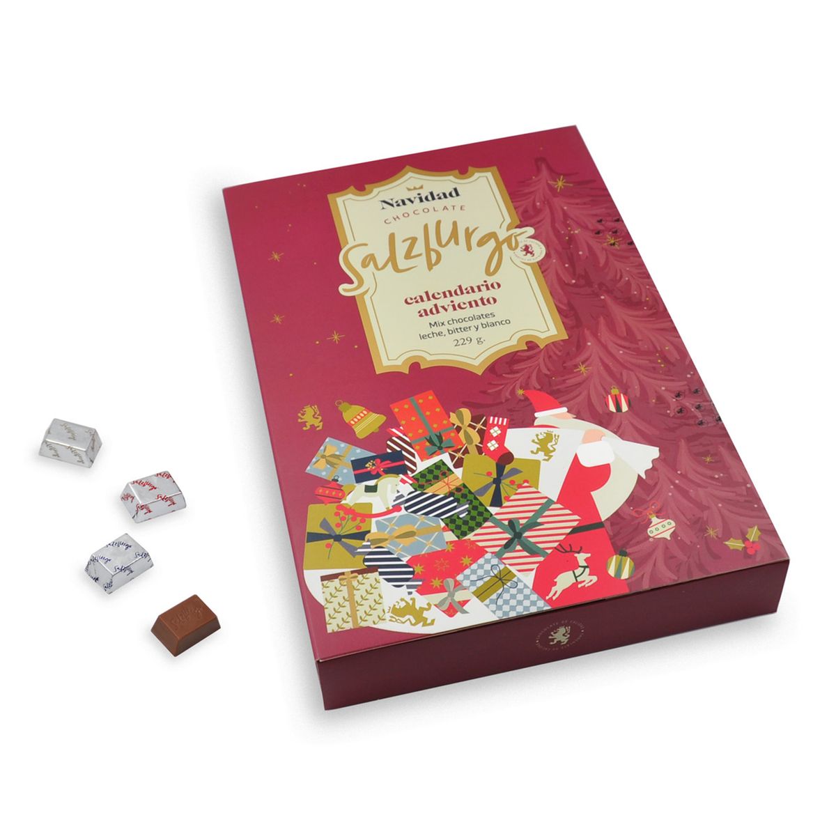 SALZBURGO - Calendario de Adviento Chocolate Salzburgo Navidad 229G