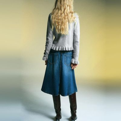 Imagen 2 del producto Chaleco Punto Volantes Mujer