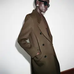 MANGO - Abrigo Lana Mujer