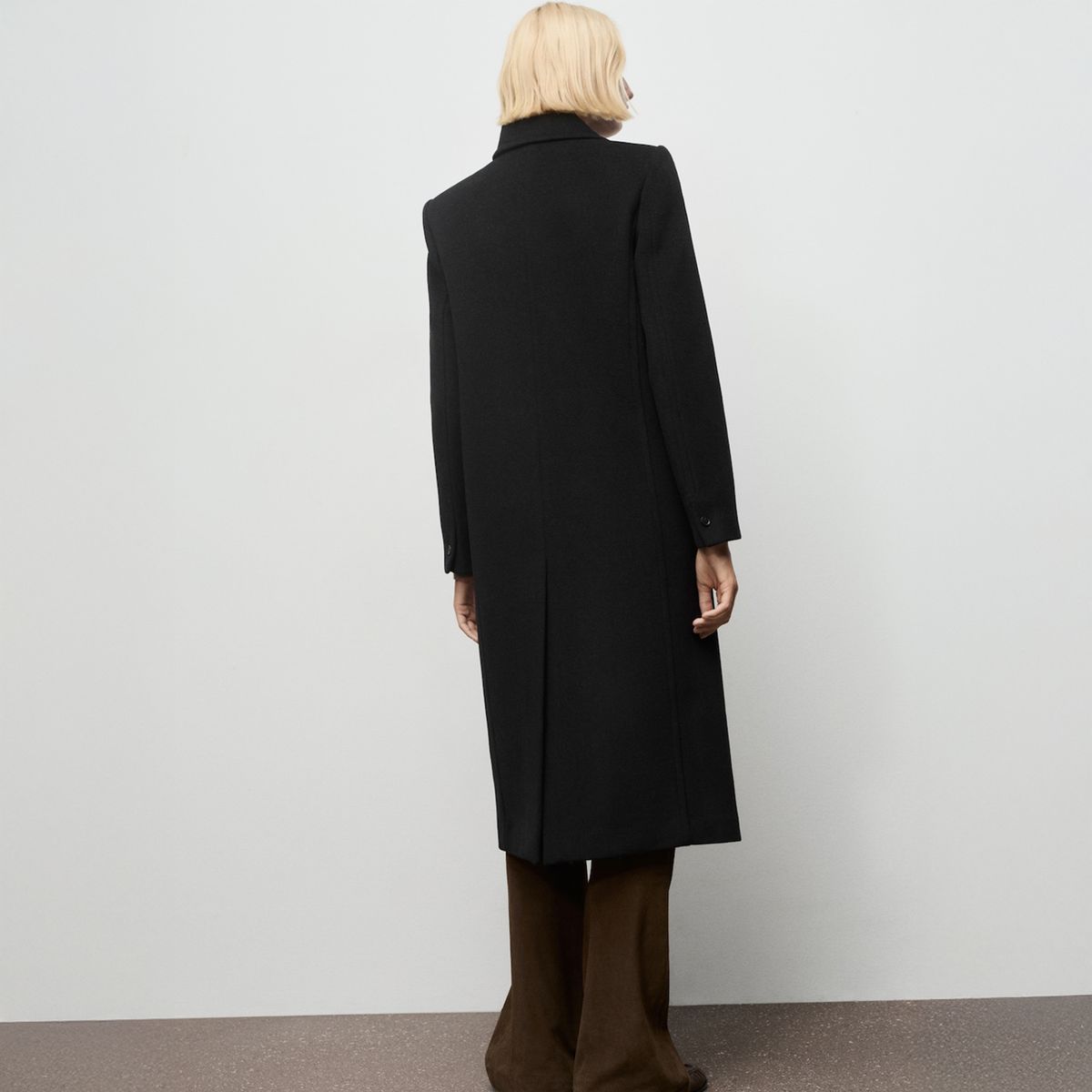 MANGO - Abrigo Lana Mujer Mango