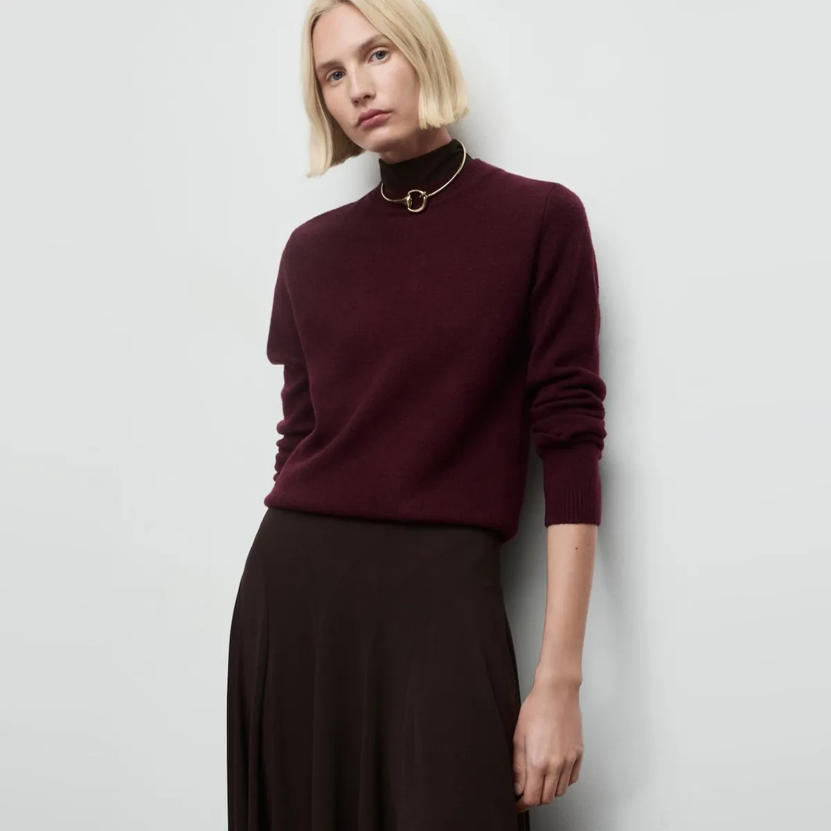 MANGO - Sweater Punto Medio Mujer Mango