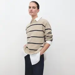 MANGO - Sweater Punto Rayas Mujer
