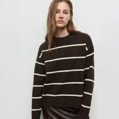 MANGO - Sweater Punto Rayas Mujer