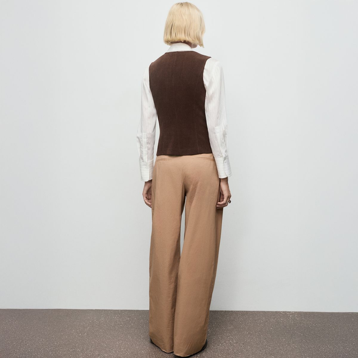 MANGO - Vest Traje Pana Mujer Mango