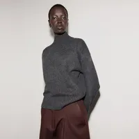 Sweater Cuello Alto Canalé Mujer