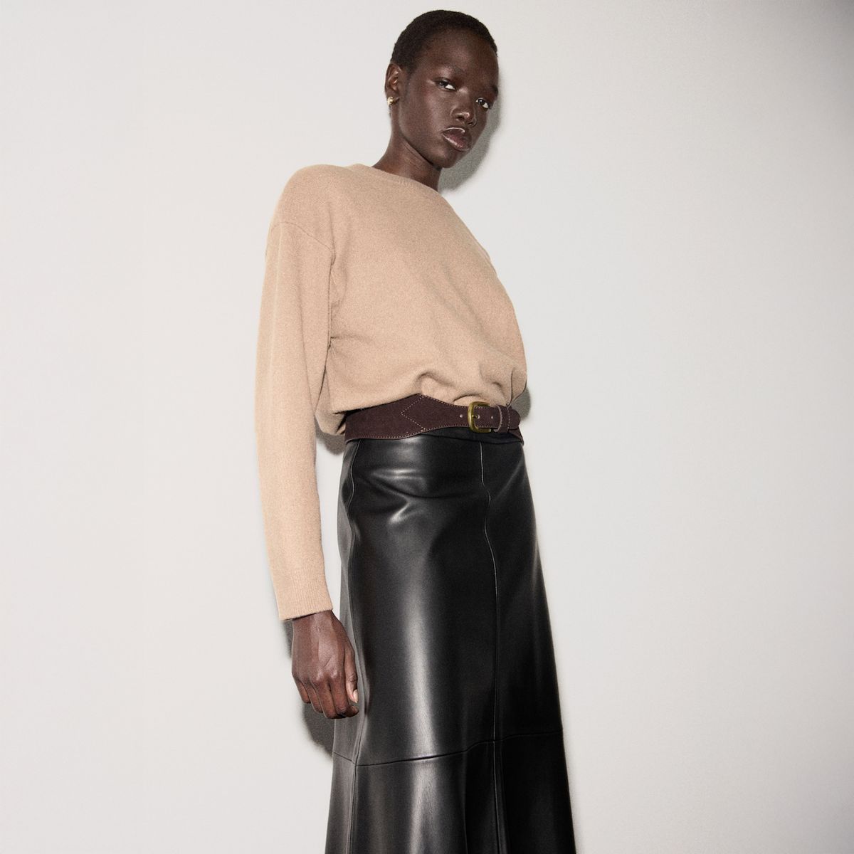 MANGO - Sweater Punto Cuello Redondo Mujer Mango