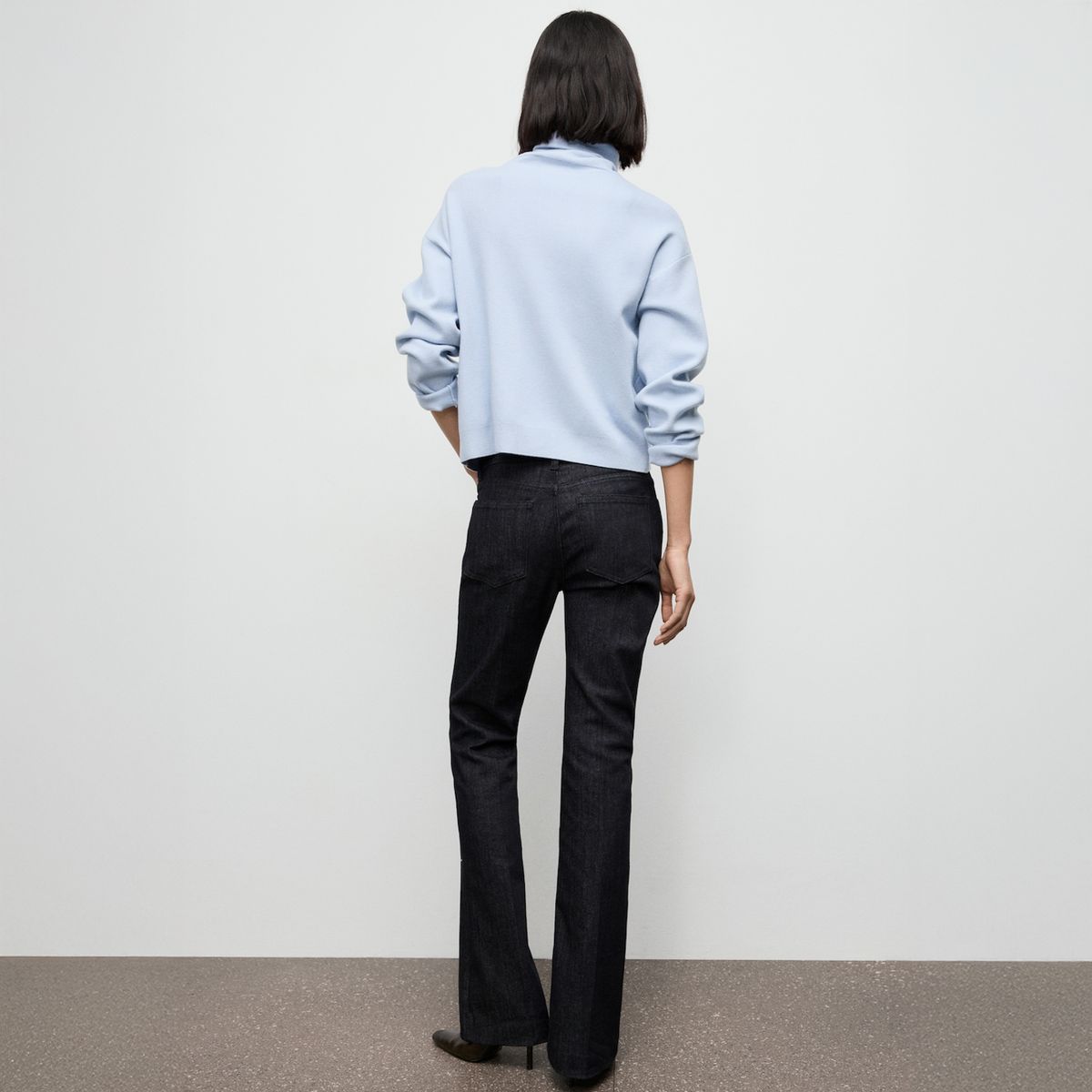 MANGO - Sweater Cuello Vuelto Cremallera Mujer Mango