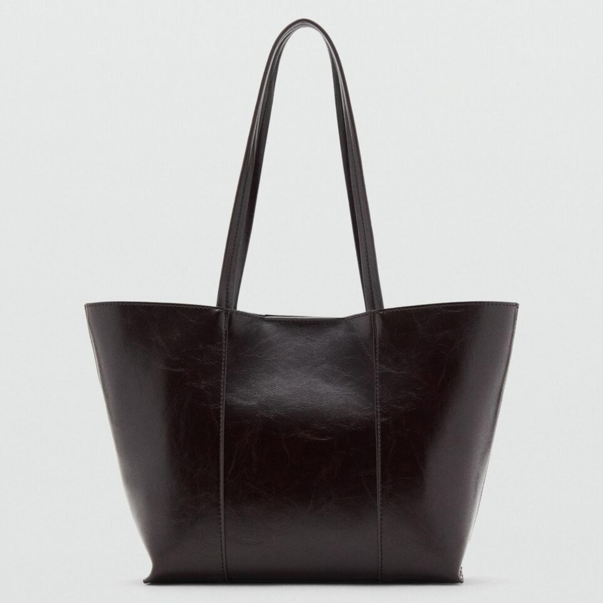 MANGO - Bolso Shopper Mediano Mujer Mango
