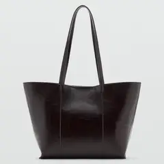 MANGO - Bolso Shopper Mediano Mujer