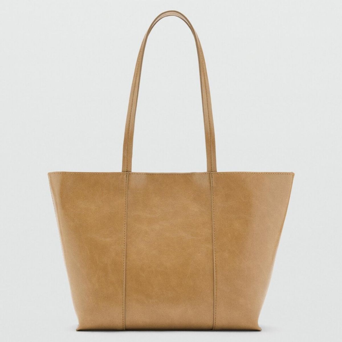 MANGO - Bolso Shopper Mediano Mujer Mango