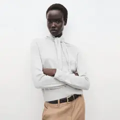 MANGO - Sweater Cuello Alto Nudo Mujer