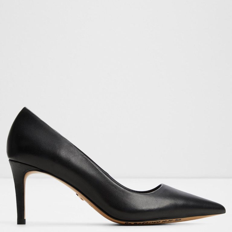 Zapato Formal Mujer Cuero Negro