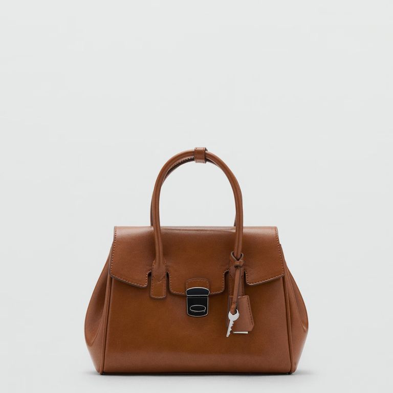 MANGO Bolso City Solapa Tamaño Pequeño Mujer