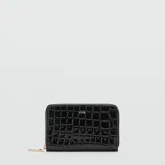 MANGO - Billetera Mediana Coco Brillante Mujer