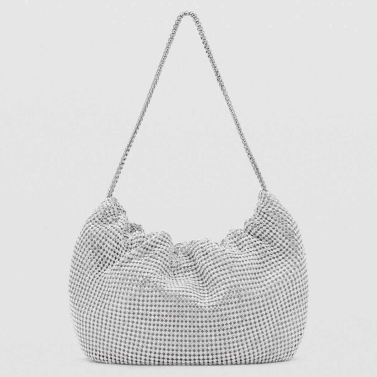 MANGO - Bolso Hombro Strass Mujer Mango