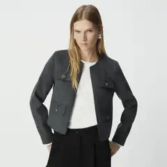 IKKS - Chaqueta Detalle Bolsillos Mujer