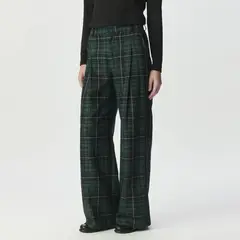 IKKS - Pantalón Estampado Escocés Mujer