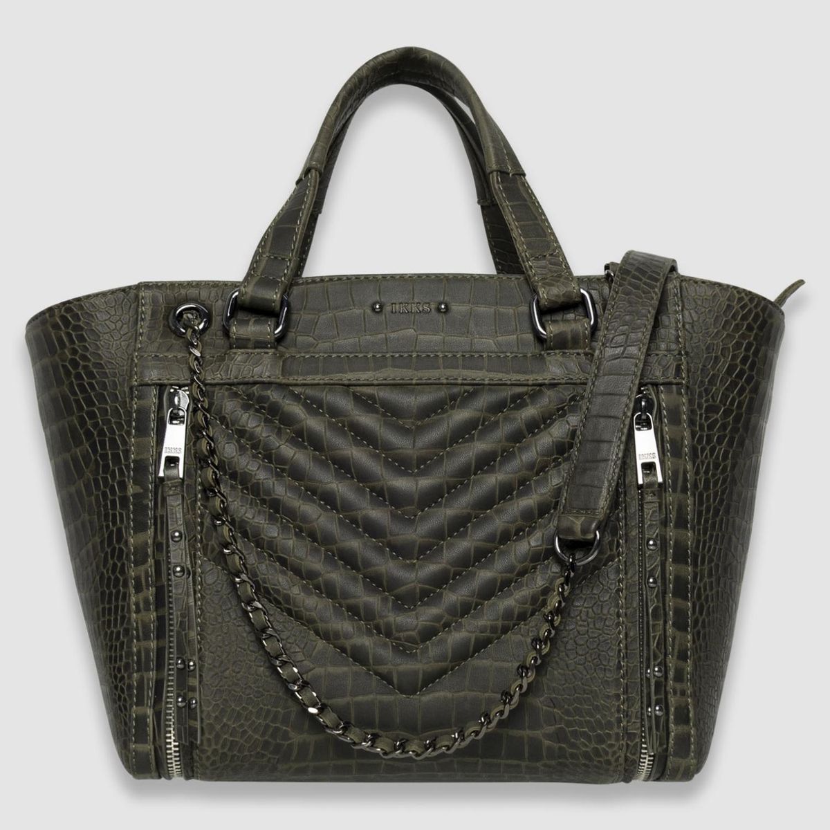IKKS - Cartera 100% Cuero Mujer Ikks