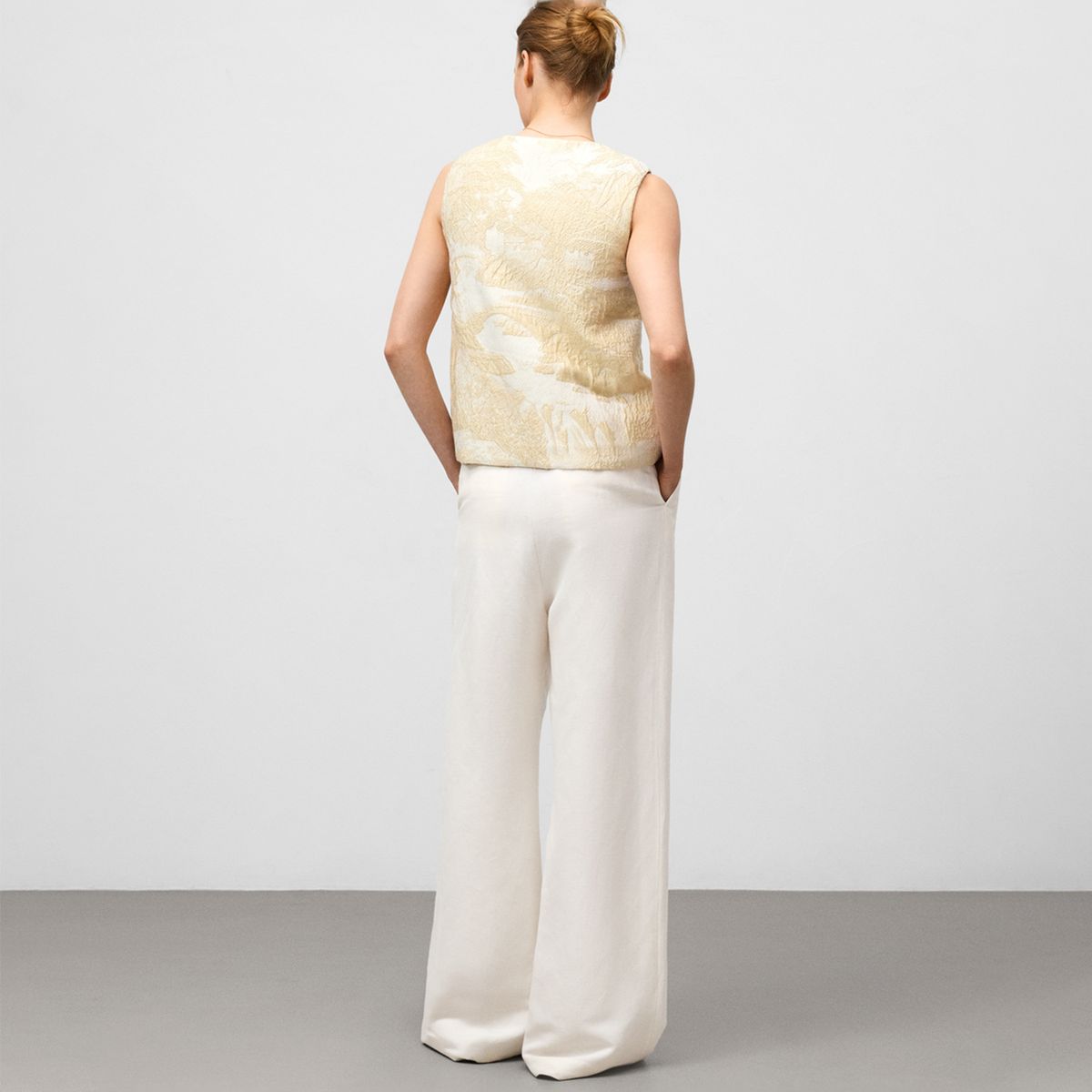 ADOLFO DOMINGUEZ - Vest Estampado Algodón Mujer Adolfo Dominguez