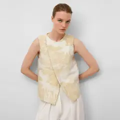 ADOLFO DOMINGUEZ - Vest Estampado Algodón Mujer