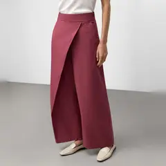 ADOLFO DOMINGUEZ - Pantalón 100% Algodón Mujer