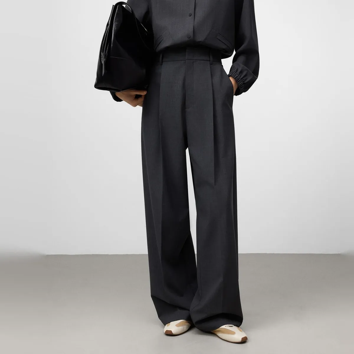 ADOLFO DOMINGUEZ - Pantalón Sastrero Lana Mujer Adolfo Dominguez