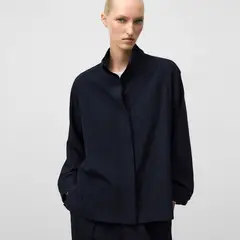 ADOLFO DOMINGUEZ - Sobrecamisa Rayas Mujer