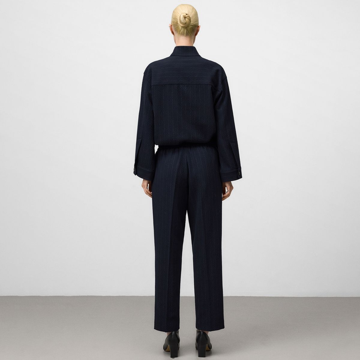 ADOLFO DOMINGUEZ - Pantalón Jogger Rayas Mujer Adolfo Dominguez