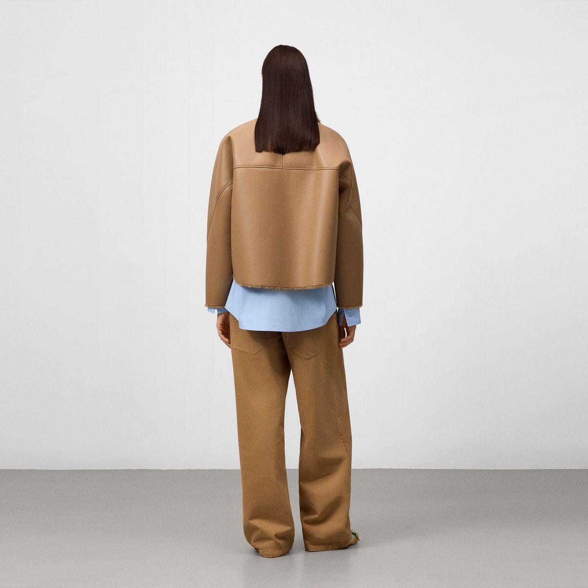 ADOLFO DOMINGUEZ - Chaqueta Efecto Pelo Mujer Adolfo Dominguez