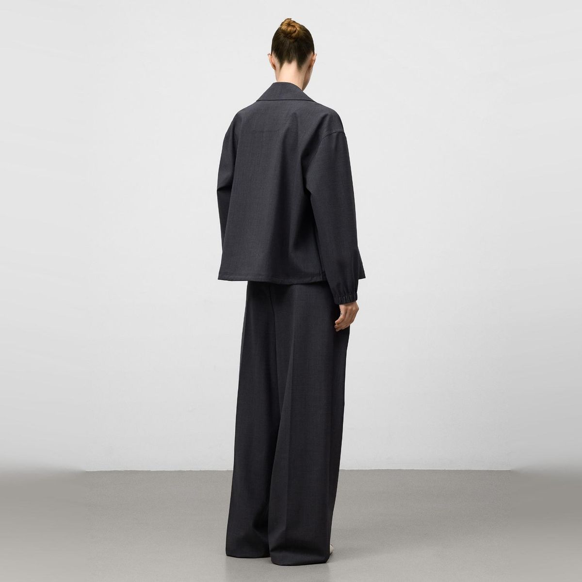 ADOLFO DOMINGUEZ - Sobrecamisa Lana Mujer Adolfo Dominguez