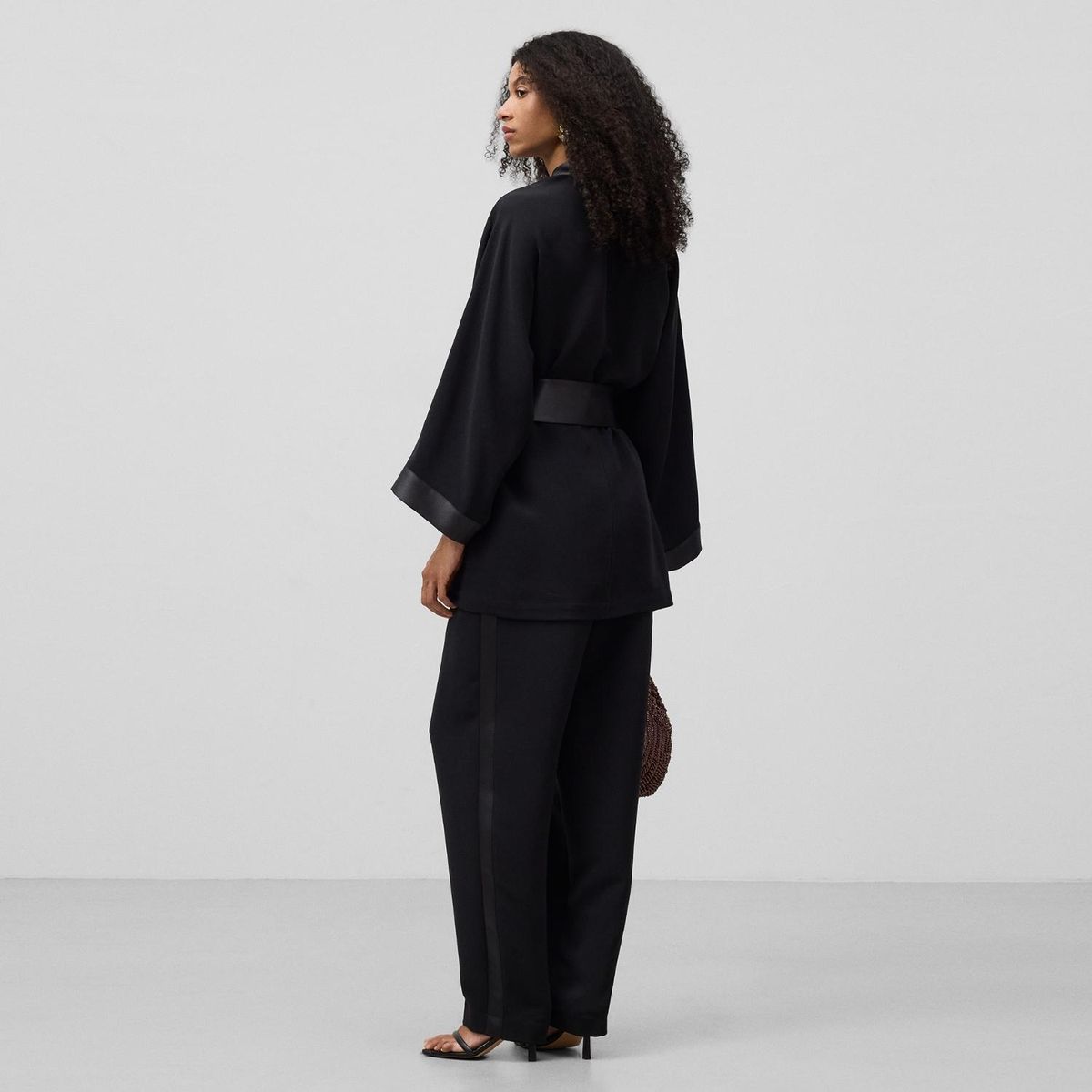 ADOLFO DOMINGUEZ - Chaqueta Kimono Mujer Adolfo Dominguez