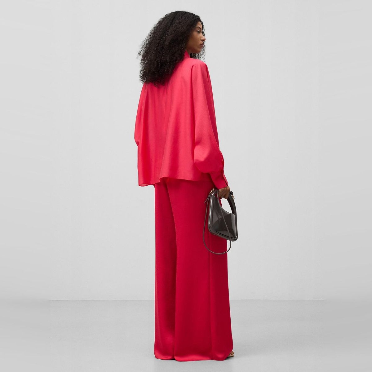 ADOLFO DOMINGUEZ - Blusa Semitransparente Oversize Mujer Adolfo Dominguez